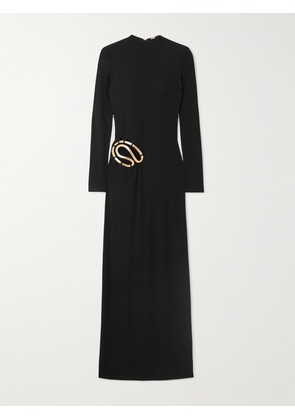 Cult Gaia - Jacenta Embellished Cutout Jersey Gown - Black - xx small,x small,small,medium,large,x large