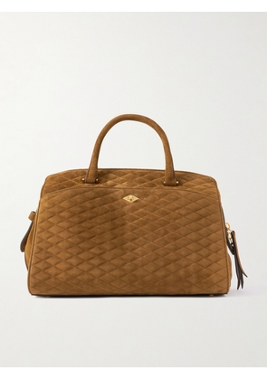 Métier - Private Eye Quilted Suede Tote - Brown - One size
