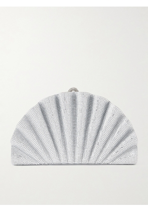 Judith Leiber Couture - Origami Fan Crystal-embellished Shoulder Bag - Silver - One size