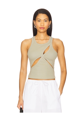 Mother of All x REVOLVE Ariel Rib Top in Sage. Size L. Also in M, S, XS.