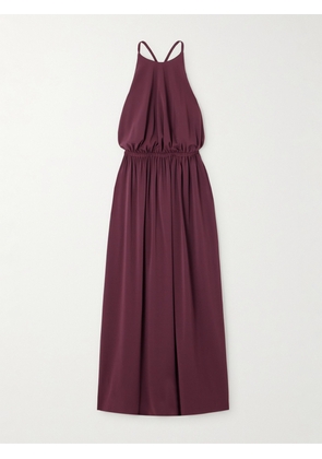 Eres - Ines Jersey Midi Dress - Burgundy - small,medium,large