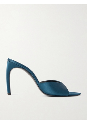 Victoria Beckham - Harlow Satin Mules - Blue - IT36,IT37,IT38,IT39,IT40,IT41,IT42