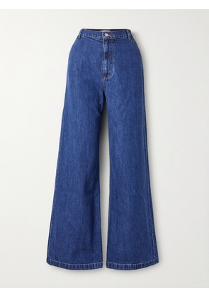 TWP - High-rise Wide-leg Jeans - Blue - 24,25,26,27,28,29,30,31,32