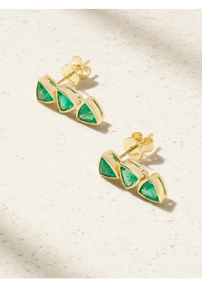 Anita Ko - 18-karat Gold Emerald Earrings - One size