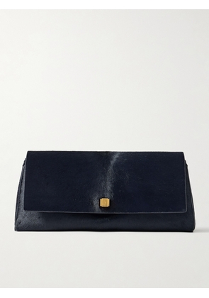 KHAITE - Audrey Calf Hair Clutch - Blue - One size