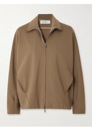 Max Mara - Pala Stretch-jersey Jacket - Brown - x small,small,medium,large,x large