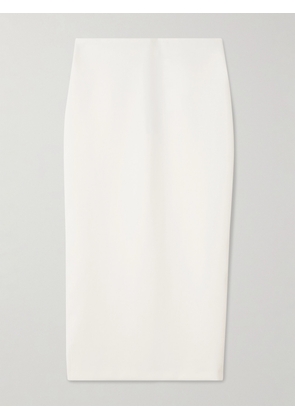Max Mara - Brandy Jersey Midi Skirt - Ivory - x small,small,medium,large,x large