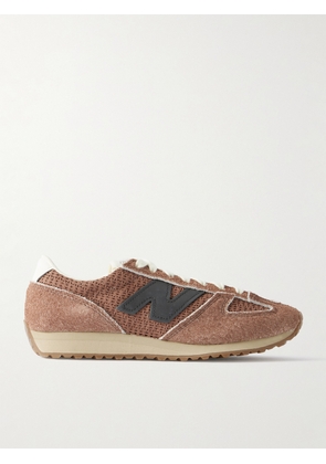 New Balance - 471 Leather-trimmed Suede And Woven Sneakers - Brown - US4,US4.5,US5,US5.5,US6,US6.5,US7,US7.5,US8,US8.5,US9,US9.5,US10,US10.5,US11