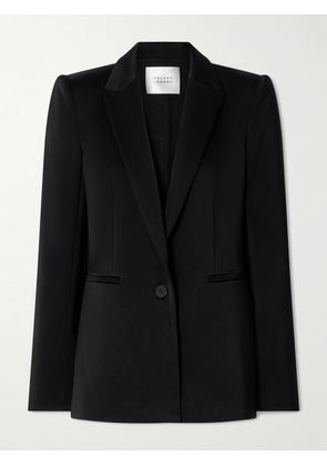 Galvan - Sculpted Satin Blazer - Black - FR 34,FR 36,FR 38,FR 40,FR 42