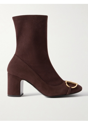 Gucci - Horsebit-detailed Suede Ankle Boots - Brown - IT36,IT37,IT38,IT39,IT39.5,IT40,IT41