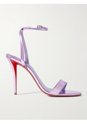 Christian Louboutin - Miss Z 100 Mirrored-leather Sandals - Pink - IT36,IT36.5,IT37,IT37.5,IT38,IT38.5,IT39,IT39.5,IT40,IT40.5,IT41,IT41.5,IT42