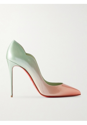 Christian Louboutin - Hot Chick 100 Dégradé Patent-leather Pumps - Green - IT36,IT36.5,IT37,IT37.5,IT38,IT38.5,IT39,IT39.5,IT40,IT40.5,IT41,IT41.5,IT42