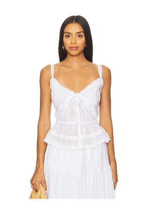 LPA Emmy Top in White. Size L. Also in XS, S, M, XL.