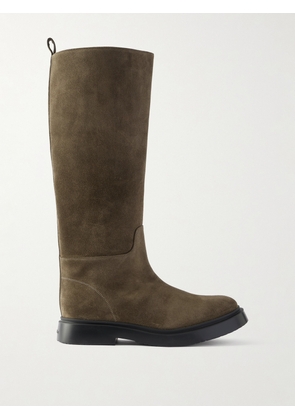 Proenza Schouler - Bank Suede Knee Boots - Green - IT37,IT38,IT38.5,IT39,IT39.5,IT40,IT40.5,IT41,IT42