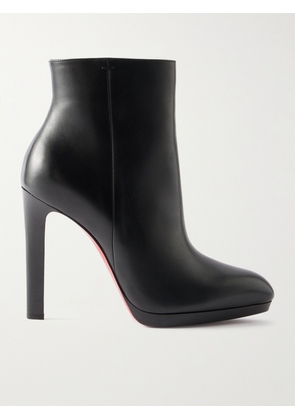 Christian Louboutin - Fannylove 120 Leather Ankle Boots - Black - IT36,IT36.5,IT37,IT37.5,IT38,IT38.5,IT39,IT39.5,IT40,IT40.5,IT41,IT41.5,IT42