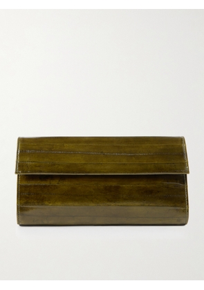 Le Sundial - Lydia Leather Clutch - Green - One size