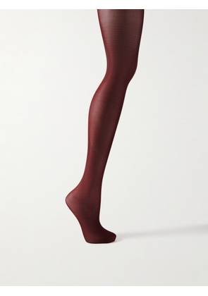 Wolford - Neon 40 Denier Tights - Burgundy - x small,small,medium,large