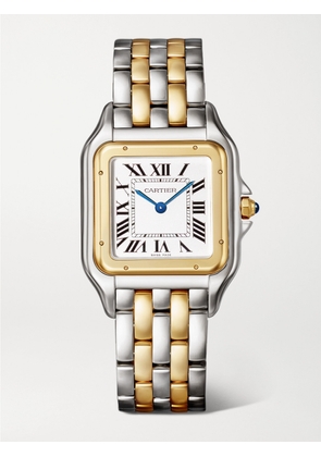Cartier - Panthère De Cartier Large 31mm 18-karat Gold And Stainless Steel Watch - White - One size