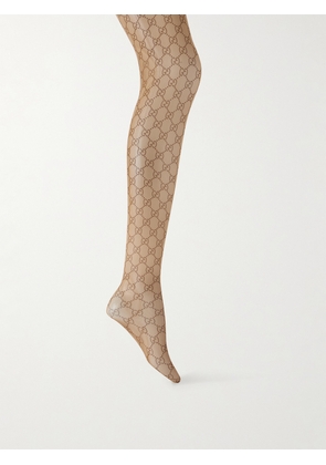 Gucci - Printed Tights - Neutrals - S,M,L