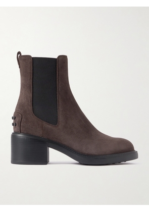 Tod's - Suede Chelsea Boots - Brown - IT35,IT36,IT36.5,IT37,IT37.5,IT38,IT38.5,IT39,IT39.5,IT40,IT40.5,IT41,IT41.5,IT42