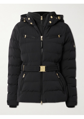 BOGNER - Ellya Belted Layered Quilted Ski Jacket - Black - FR 34,FR 36,FR 38,FR 40,FR 42,FR 44