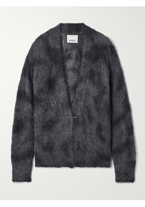 Isabel Marant - Mylene Mohair-blend Cardigan - Gray - FR 34,FR 36,FR 38,FR 40,FR 42,FR 44
