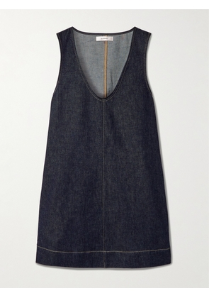 FRAME - The Form Denim Mini Dress - Blue - x small,small,medium,large