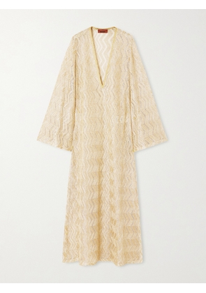 Missoni - Mare Metallic Crochet-knit Coverup - Gold - IT36,IT38,IT40,IT42,IT44,IT46,IT48