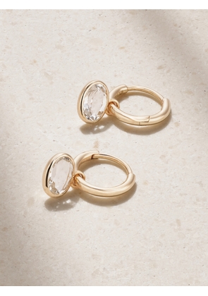 By Pariah - Orbit 14-karat Recycled Gold Topaz Hoop Earrings - One size