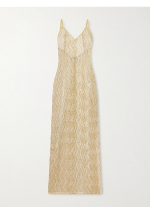 Missoni - Mare Metallic Crochet-knit Coverup - Gold - IT36,IT38,IT40,IT42,IT44,IT46,IT48