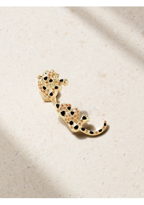 Yvonne Léon - 9-karat Gold And Enamel Multi-stone Single Earring - One size