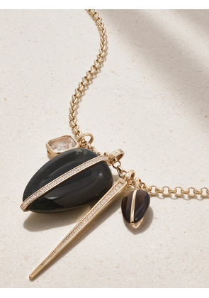 By Pariah - Xl 14-karat Recycled Gold Multi-stone Necklace - One size