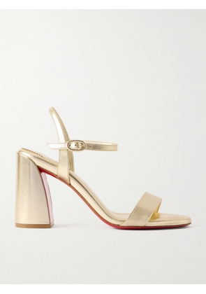 Christian Louboutin - Miss Jane 85 Metallic Leather Sandals - Gold - IT35,IT35.5,IT36,IT36.5,IT37,IT37.5,IT38,IT38.5,IT39,IT39.5,IT40,IT40.5,IT41,IT41.5,IT42