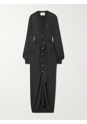 Isabel Marant - Constance Belted Knitted Cardigan - Gray - FR 34,FR 36,FR 38,FR 40,FR 42,FR 44