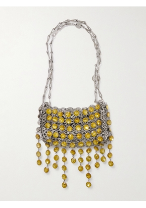 RABANNE - 1969 Nano Crystal-embellished Chainmail Shoulder Bag - Gold - One size