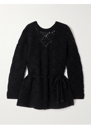 Isabel Marant - Merida Open-knit Sweater - Black - FR 34,FR 36,FR 38,FR 40,FR 42