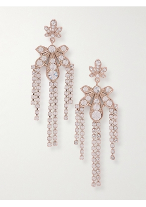 RABANNE - Rose Gold-tone Crystal Earrings - Pink - One size