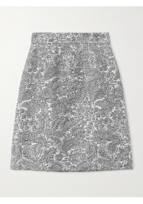 Dolce & Gabbana - Metallic Jacquard Mini Skirt - Silver - IT36,IT38,IT40,IT42,IT44,IT46