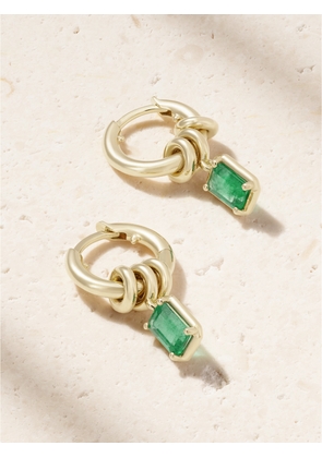 Spinelli Kilcollin - Zahra 18-karat Gold Emerald Hoop Earrings - Green - One size