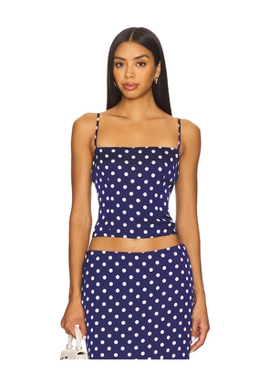 MORE TO COME Annie Cami Top in Navy. Size L. Also in XS, XXS, S, M, XL.