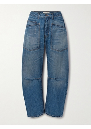 Nili Lotan - Shon High-rise Barrel-leg Jeans - Blue - 24,25,26,27,28,29,30,31