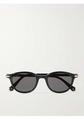 Cartier Eyewear - Godron De Cartier D-frame Acetate Sunglasses - Black - One size