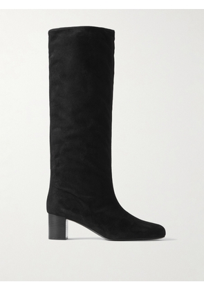 TOTEME - Downtown Suede Knee Boots - Black - IT36,IT37,IT38,IT39,IT40,IT41,IT42
