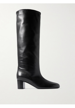 TOTEME - Downtown Leather Knee Boots - Black - IT36,IT37,IT38,IT39,IT40,IT41,IT42