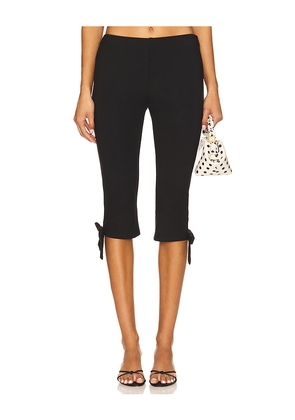 MAJORELLE Stacia Capri in Black. Size M. Also in XS, XXS, S.