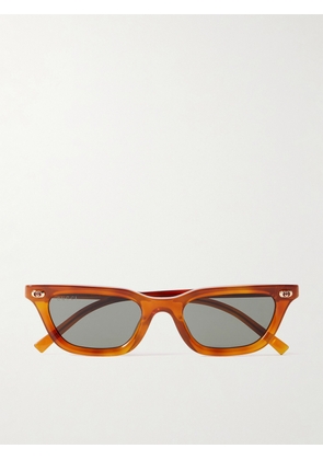 GUCCI EYEWEAR - Cat-eye Acetate Sunglasses - Brown - One size