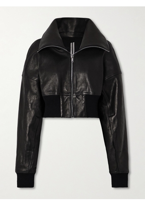 Rick Owens - Cropped Padded Leather Jacket - Black - IT40,IT42,IT44,IT46,IT48