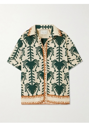 Johanna Ortiz - Salty Promises Printed Cotton Shirt - Green - US0,US2,US4,US6,US8,US10,US12
