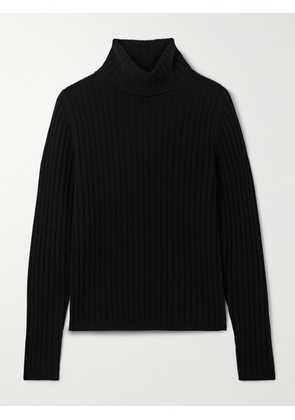 Nili Lotan - Dessie Ribbed Cashmere Turtleneck Sweater - Black - x small,small,medium,large,x large