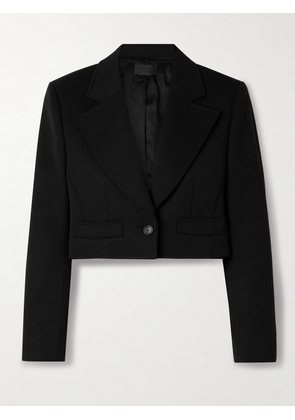 Nili Lotan - Belino Cropped Wool-twill Blazer - Black - US0,US2,US4,US6,US8,US10